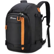 Ski Boot Bag, 50L Ski Boot Travel Backpack 1680D Nylon Waterproof Ski Bag for...