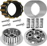 BIGLKNM Boulevard M50 Clutch Kit & Clutch Center Inner Hub & Outer Pressure Plate Fit for Boulevard M50 C50 S50 C50T Intruder Volusia 800 VL800 with Heavy Duty Springs Bolt Kit OEM#09116-06203