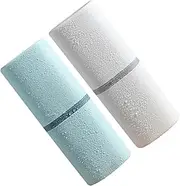 DECORNIJIA 2Pcs Portable Toothbrush Storage Case Washing Cup Travel Friendly Design Fine Workmanship for Home Travel