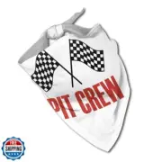 Checkered Flags Race Car Flag Dog Bandana Collars Triangle Neckerchief Bibs S