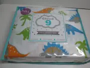 NEW Cloud 9 ALL Dinosaurs Full Sheet Set Multi Colors New