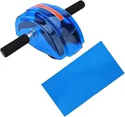 AB ROLLER, ABDOMINAL WHEEL, Fitness Roller Exercise Wheel Exercise Trainer Gym Fitness Equipment For Muto With Mat For Back Arms