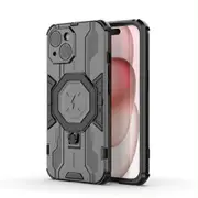 For Iphone 15 Magsafe Supersonic Armor Holder Pc Hybrid Tpu Phone Case