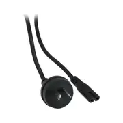 DOSS 730AC 3M 240V AC MAINS TO FIGURE 8 IEC-C7 ROUND FIG8 - BLACK