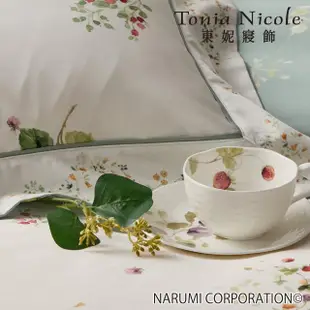 【Tonia Nicole 東妮寢飾】Narumi聯名款-100%高紗支長纖細棉印花被套床包組-露西花園(雙人)