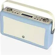 VQ Hepburn Mk II DAB+ Digital Radio with FM, Bluetooth & Alarm Clock – Blue