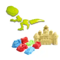 在飛比找momo購物網優惠-【TUMBLING SAND 翻滾動力沙】考古恐龍模型+交通
