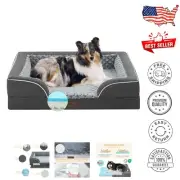 Cooling Memory Foam Dog Bed for Large Breeds – Waterproof & Machine Washable