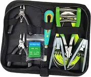Perfeclan Professional Badminton Stringing Clamp Tool Kits for Repairing Rackets with Storage Bag