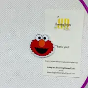 Magnetic Needle Minder Keeper Cross Stitch Sesame Street Elmo / Fridge Magnet