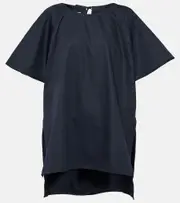 [CO] CO Oversized cotton and silk T-shirt AU 10 blue