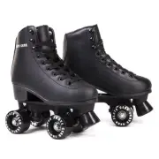 Skate Gear Extra Support Quad Roller Skates for Kids and Adults (Black, Women...