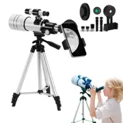 Telescope for Kids Adults Beginners Portable Astronomical Telescope with Tripod Cool Christmas Astronomy Gifts for Kids