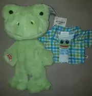 Build A Bear Spring Frog & Shirt *FREE PLUSH* Unstuffed (See Description)