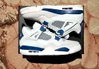 Nike Air Jordan 4 Retro Military Blue 2024 Size 11 Brand New