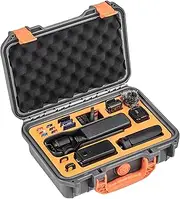 STARTRC OSMO Pocket 3 Hard Case Multifunctional Portable Waterproof Hard Case for DJI Pocket 3 Creator Combo Camera Accessories, Black, Suitcase, Black, Suitcase