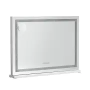 Bluetooth Makeup Mirror 58x46cm Hollywood Vanity with LED Light Crystal Embellir