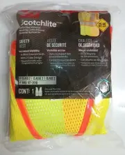 Scotchlite 3M Safety Vest- OSFM Reflective Yellow & Orange Class 2