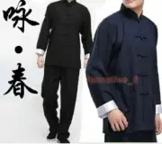 Chinese Men Wing Chun Kung Fu Uniform Martial Arts Tai Chi Suits Wu shu Clothing