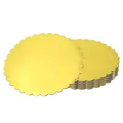 15pcs Cake Board Round, 8 inch Cake Circle Base Cake Plate Gold