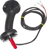 Left-Hand Control Handle 84201271 47777522 fits for Case SR130-SV300 Excavators Horn & 2-Speed Mechanical Control 200-Series Grip(No Multifunction Electric)