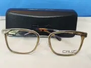 New Men's Cruz Eyeglass Frame Jefferson Drive Hazelnut Plastic 53-19-145