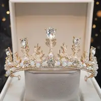 在飛比找ETMall東森購物網優惠-高端生日兒童公主演出水晶皇冠