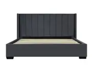 Bed Frame (Super King, King, Queen, Double) - Mayfair Velvet Charcoal