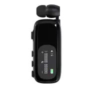 K75 Lavalier Headset bluetooth Earphone Intelligent Call Noise Cancelling 20H Playback LCD Digital Display Clips-on Wire