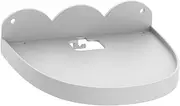 OSALADI Audio Stand Wall-Mounted Audio Shelf Wall-Mounted Audio Bracket Brackets for Shelves Wall- Mounted Audio Shelf Wall Speaker Holder Speakers Wall Speaker Shelf White Abs