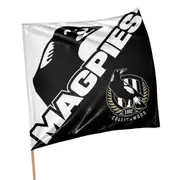 Collingwood Magpies AFL Square Game Day Flag