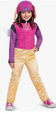 New Paw Patrol The Movie Skye Girls Costume Large 4-6 yrs