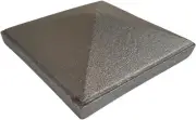 Pyramid Post Caps - Cast Iron, Weld - on (Multiple Size Variations)