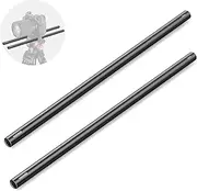 NEEWER 15mm Rod (16"/40cm Long, 2 Pack), Aluminum Alloy Extendable 15mm Extension Rods for 15mm LWS Rod Rail System Shoulder Rig Video Rig Baseplate, SR024