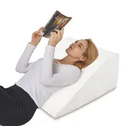 Clevinger Memory Foam Bed Wedge Back Support Pillow/Grey cover only