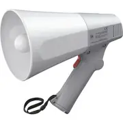 TOA ER-520W 6W Hand Grip Type Megaphone with Whistle Tone Lght Gray