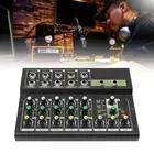 (US Plug)MIX5210FX 10 Channel Effects Mixer Sound Console Compact Sound ZK
