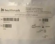 WHITE CONTAINER LOCK WITH PLASMA DOT by Healthmark 1000ct Bag EXPIRED