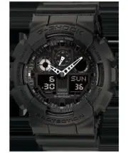 Casio Gshock GA-100-1A1 All Black Matte Edition Sports Watch NEW