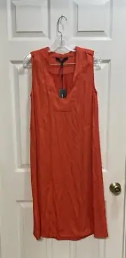 BCBG MaxAzria Tangier Alesia Dress Sleeveless Flowy Casual Office XS NWT No Belt