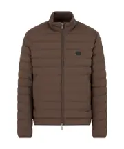 logo-patch puffer jacket EU52,EU50 Military green