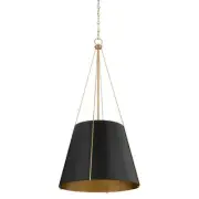 Quorum International 862-3 Denise 3 Light 18"W Pendant - Brass
