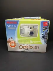 Pentax Optio 30 3.2MP Digital Camera 3x Optical Zoom Silver New