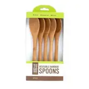 Reusable Bamboo Spoons 5 Count by To-Go Ware