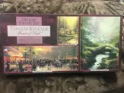 Thomas Kinkade Ceaco #3602-2 Deluxe Puzzle Set of 3 Painter of Light NIB 1999
