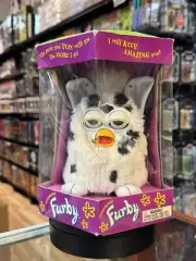 Spotted Dalmation Furby BB (Vintage Furby, Tiger Electronics) New