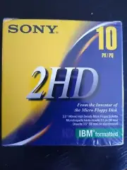 SONY Micro Floppy Disks 2HD 3.5" Double Sided Formatted Sealed Box