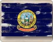 State Of Idaho Flag Old Distressed art Mousepad Computer Mouse Pad 7 x 9