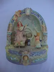 Musical Animated Angel Figurine Tune: Music Box Dancer Hand- Painted Classic