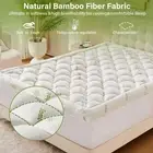 Bamboo Mattress Topper Bed Matress Protector King/Single/Queen/Double 2022 NEW